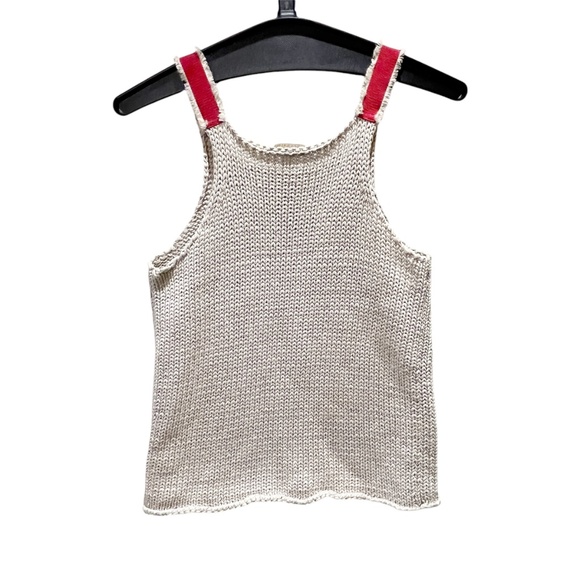 Anthropologie Intropia Piedra Linen Blend Knit Sweater / Tank Small - Picture 2 of 5